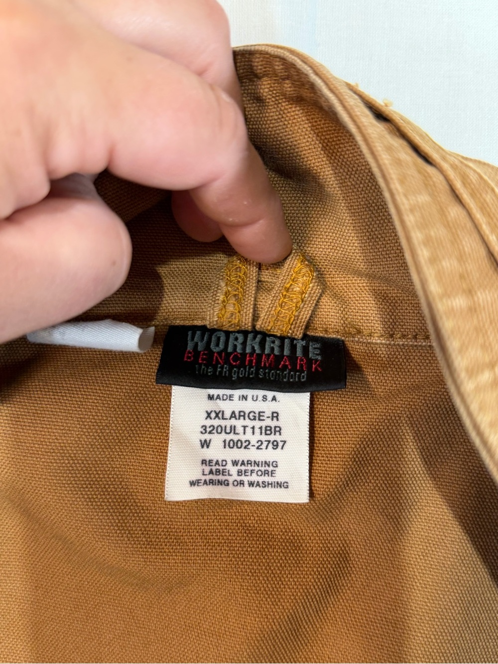 WorkRite Flame Resistant Canvas Work Jacket - Men - Picture 7 of 12